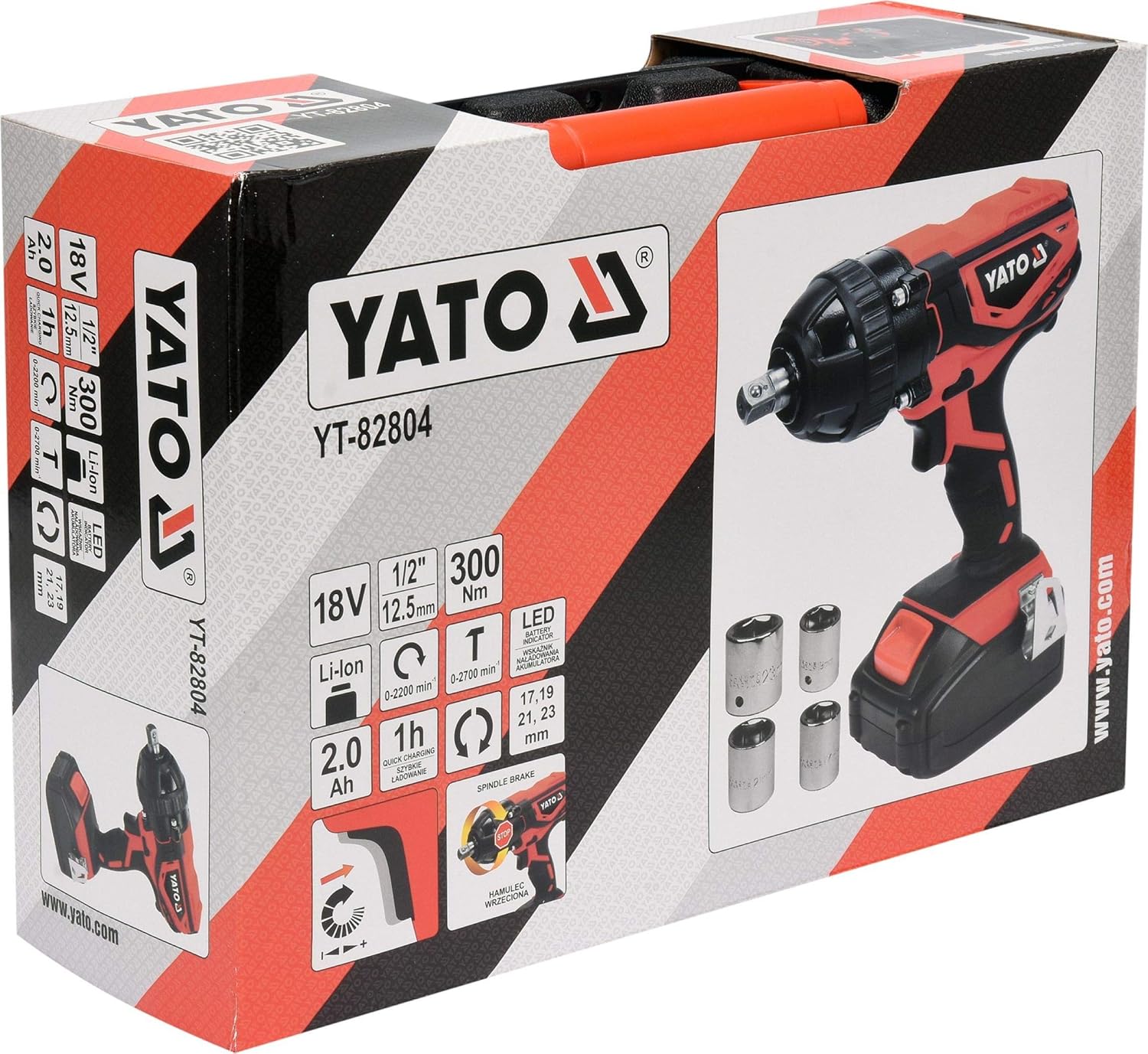 Yato YT82804 Cordless Impact Wrench